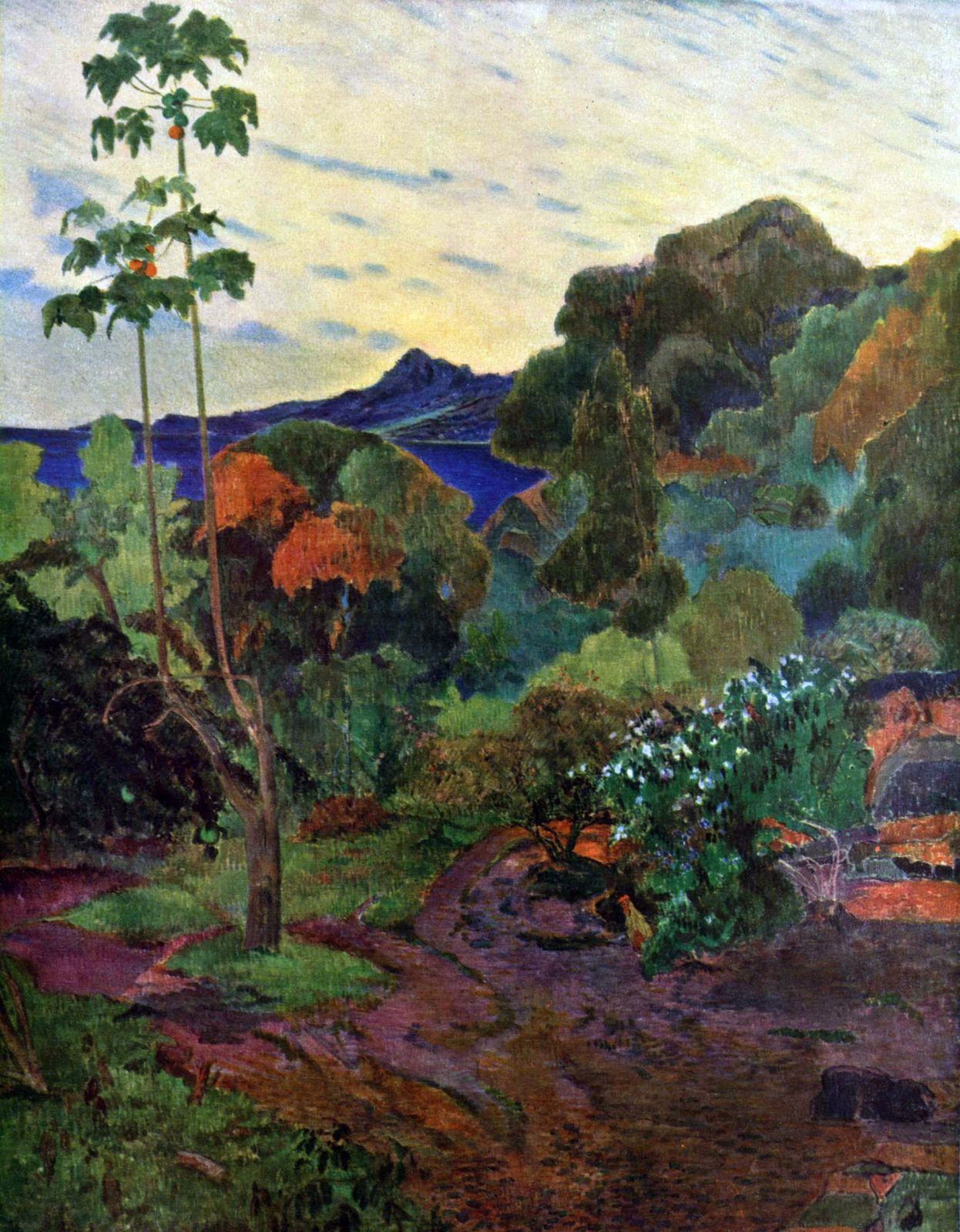 Поль Гоген - Пейзаж Мартиники